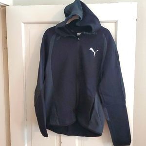 PUMA full-zip athletic hoodie [size: Large]